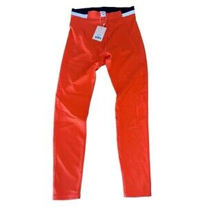 Wilo Australia Brand Leggings Collection‎ Women's Orange Navy Medium NWT